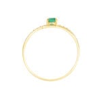 Bague Tanissia Or Jaune Emeraude - Bagues vintage Femme | Marc Orian