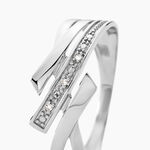 Bague Ainhoa Or Blanc Diamant - Parures de mariage Femme | Marc Orian