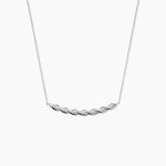 Collier Argent Blanc Remigius Oxydes De Zirconium - Colliers avec pierres Femme | Marc Orian