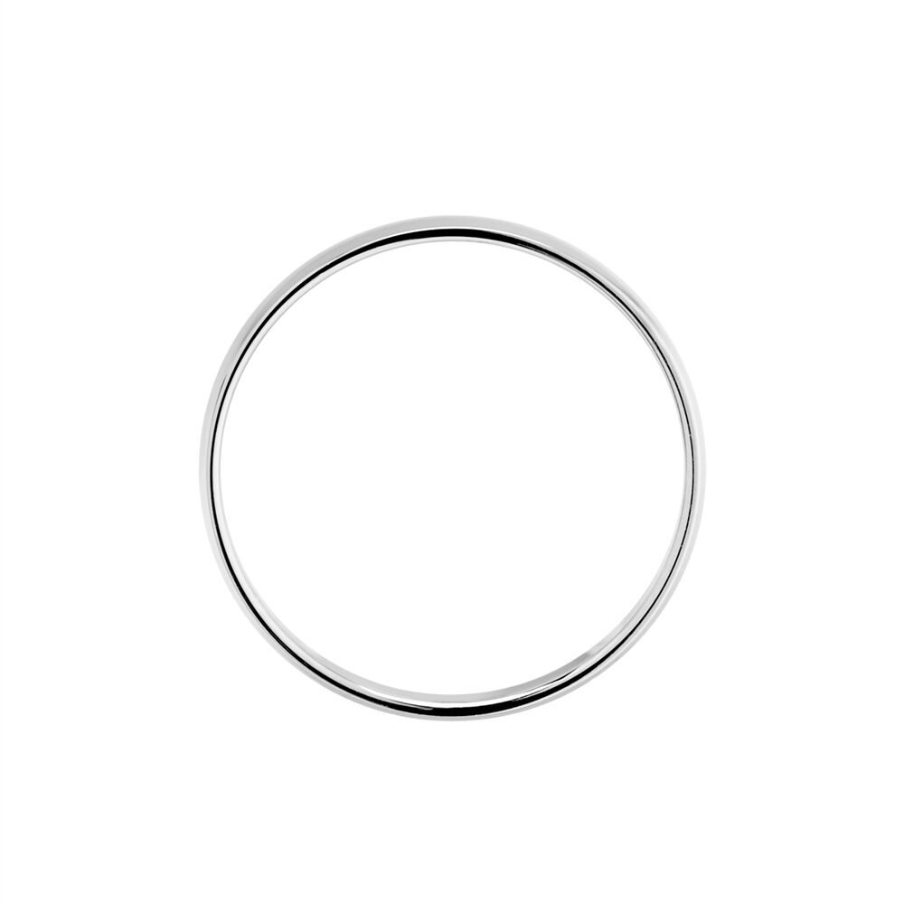 Alliance Demi Jonc Or Blanc - Alliances classiques Famille | Marc Orian