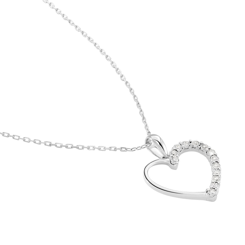 Collier Chlora Or Blanc Diamant - Colliers avec pierres Femme | Marc Orian