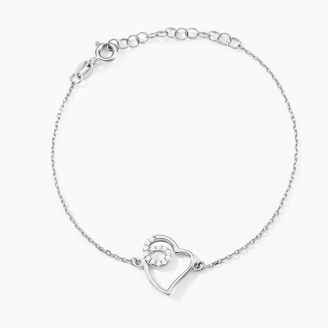 Bracelet Soa Argent Blanc Oxyde De Zirconium - Bracelets fantaisie Femme | Marc Orian