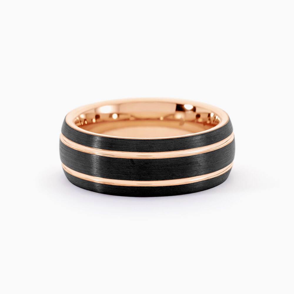 Bague Acier Rose - Bijoux fantaisie Homme | Marc Orian