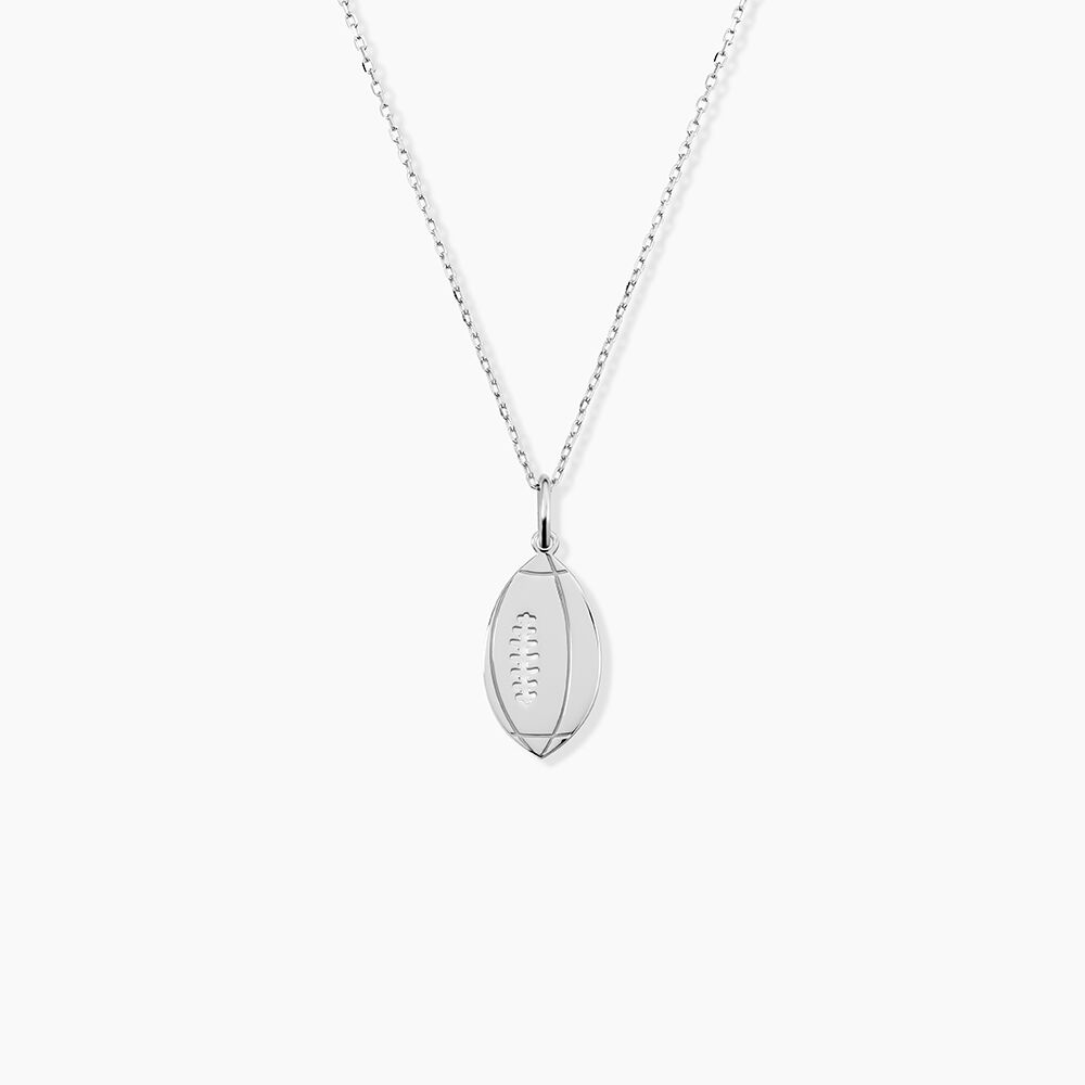 Pendentif Elrick Argent Blanc - Bijoux fantaisie Homme | Marc Orian