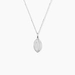 Pendentif Elrick Argent Blanc - Bijoux fantaisie Homme | Marc Orian