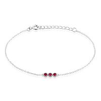 Bracelet Kasey Argent Blanc Oxyde De Zirconium