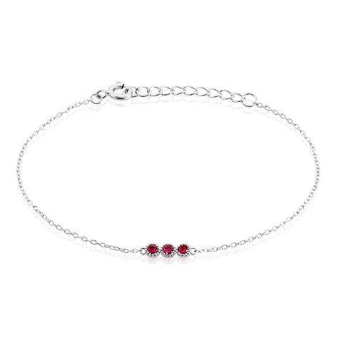 Bracelet Kasey Argent Blanc Oxyde De Zirconium - Bracelets chaînes Femme | Marc Orian
