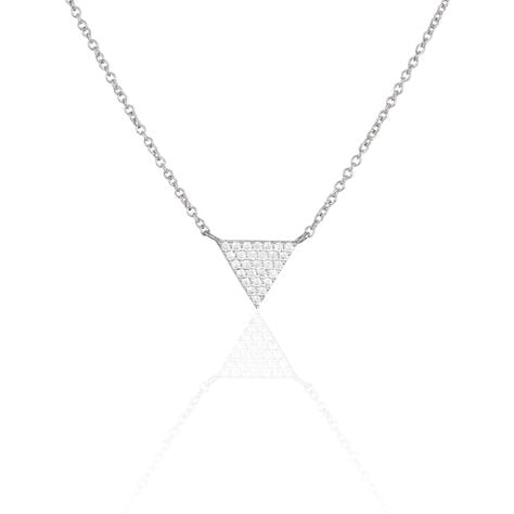 Collier Brendana Argent Blanc Oxyde De Zirconium - Colliers avec pierres Femme | Marc Orian