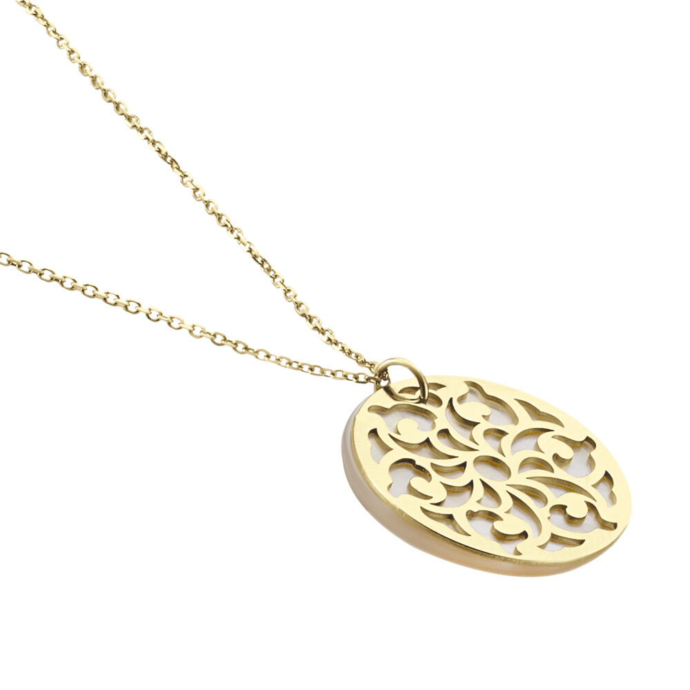 Collier Or Jaune Solie Nacre - Colliers avec pierres Femme | Marc Orian