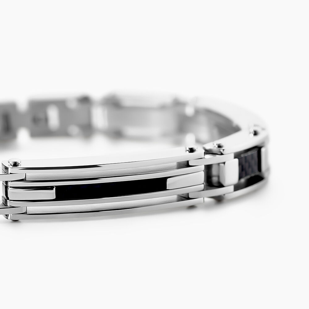Bracelet Jourdan Acier Blanc - Bracelets cha&icirc;nes Homme | Marc Orian
