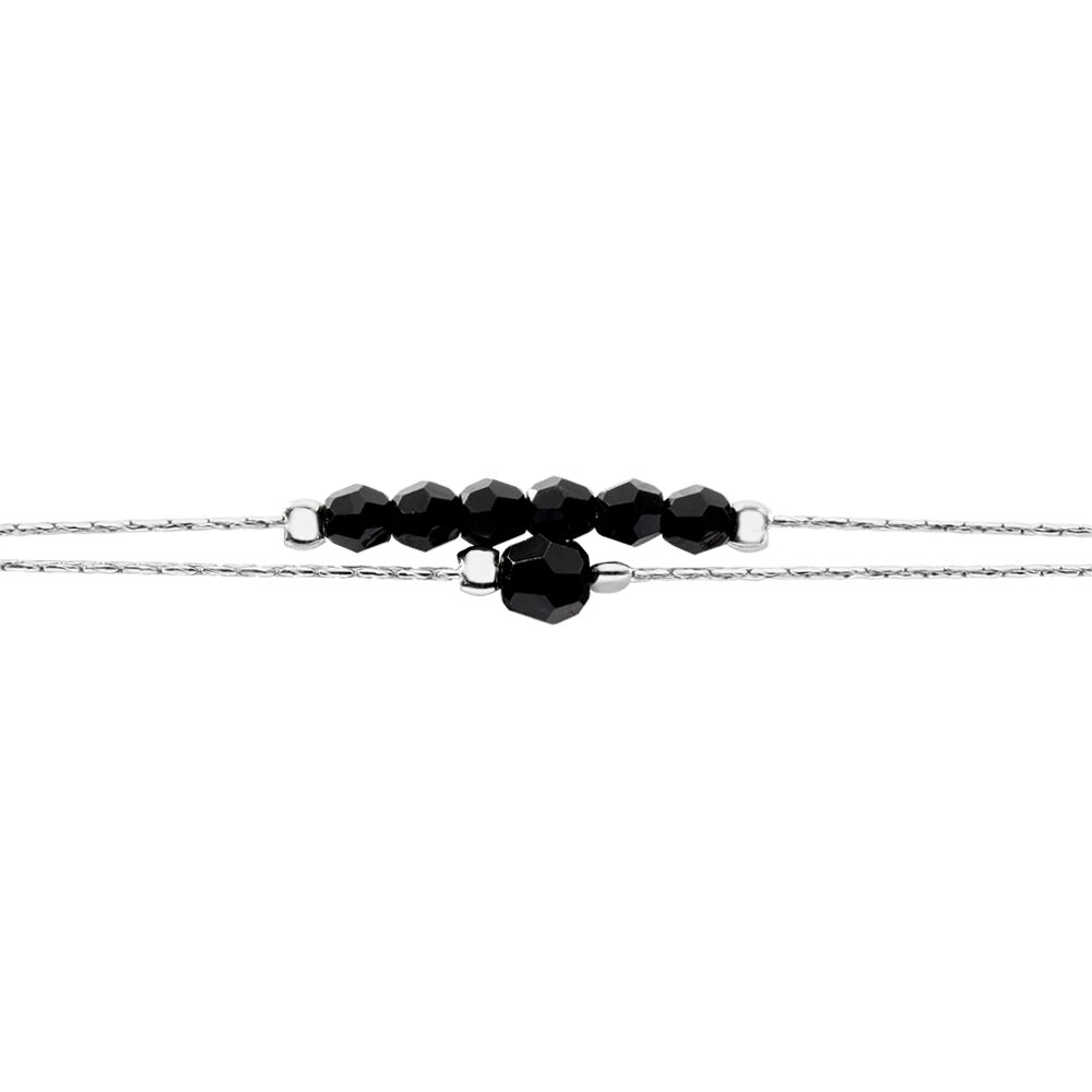 Bracelet Elisane Argent Blanc Pierre De Synthese - Bracelets chaînes Femme | Marc Orian