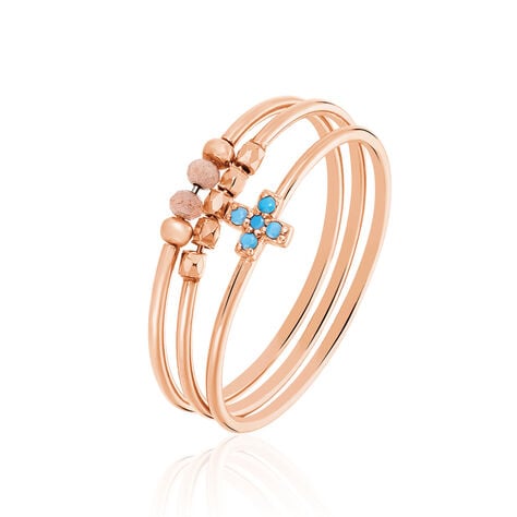 Bague Enia Argent Rose Oxyde De Zirconium - Bagues avec pierre Femme | Marc Orian