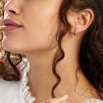 Cr&eacute;oles Argent Rose Olympia - Cr&eacute;oles Femme | Marc Orian