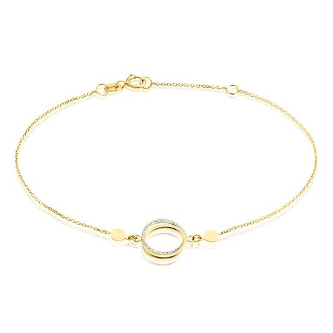 Bracelet Ciate Or Jaune - Bracelets Anneaux Entrelaces Femme | Marc Orian