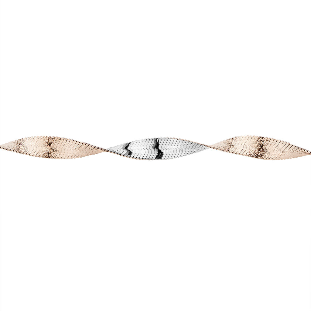Collier Izar Torsadee Or Bicolore - Chaines Femme | Marc Orian