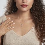Collier Sylla Argent Blanc Oxyde De Zirconium - Colliers solitaires Femme | Marc Orian