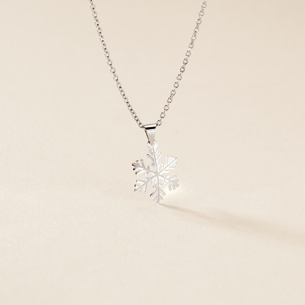 Pendentif Herbertine Flocon Or Blanc - Pendentifs Femme | Marc Orian