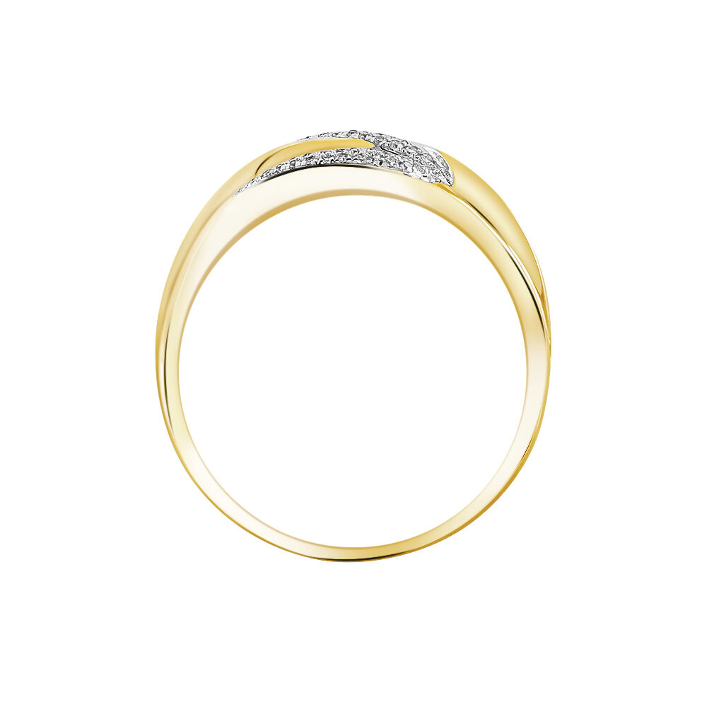 Bague Atlantide Or Jaune Diamant - Parures de mariage Femme | Marc Orian