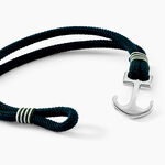 Bracelet Malo Acier Blanc - Bracelets cordons Homme | Marc Orian