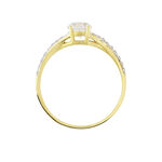 Bague Evita Or Jaune Oxyde De Zirconium - Solitaires Femme | Marc Orian