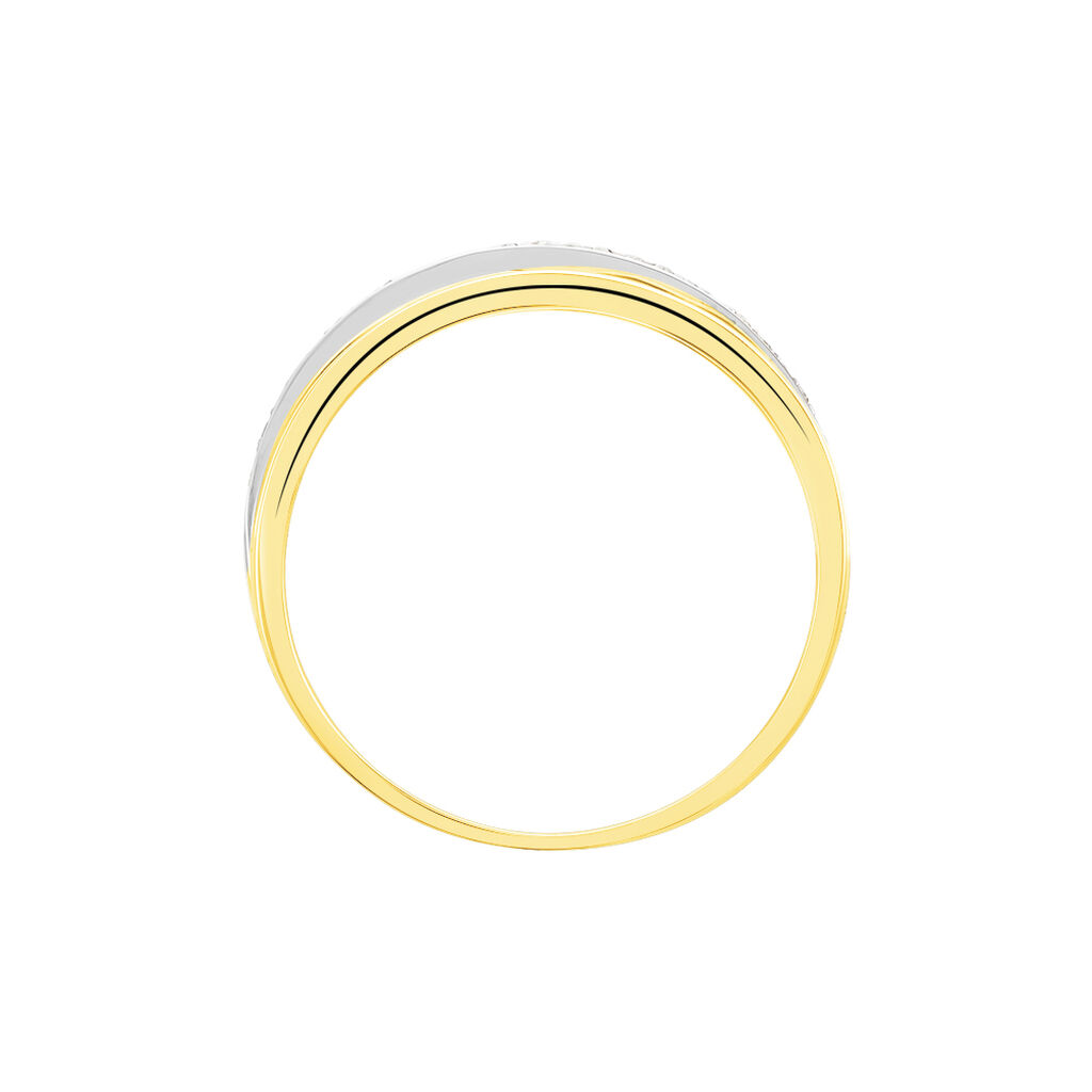 Bague Layan Or Tricolore Diamant - Bagues Femme | Marc Orian