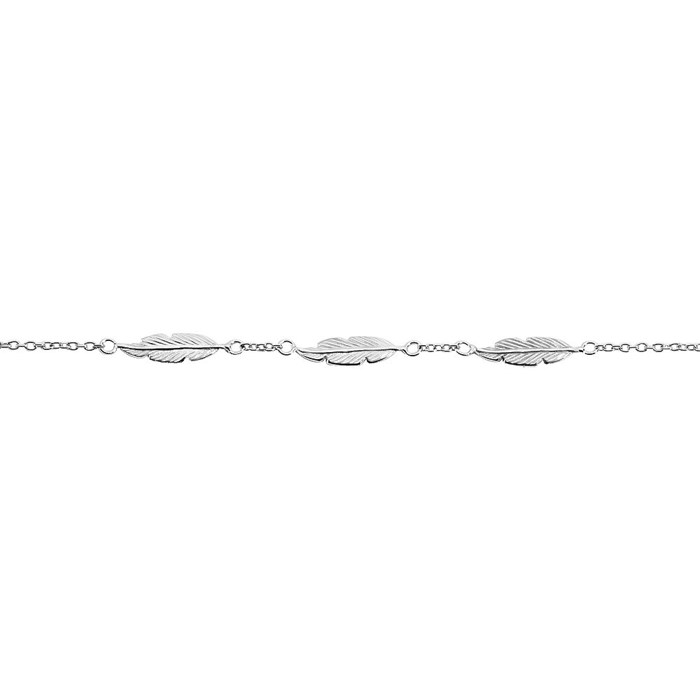 Bracelet Violka Argent Blanc - Bracelets chaînes Femme | Marc Orian