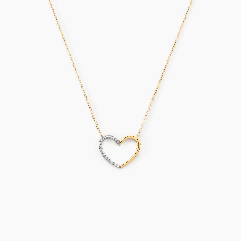 Collier Faiga Or Jaune Diamant - Colliers avec pierres Femme | Marc Orian