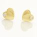 Boucles D'oreilles Puces Daria Coeur Plein Or Jaune Oxyde De Zirconium - Puces Famille | Marc Orian