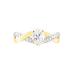 Bague Candice Or Jaune Oxyde De Zirconium - Solitaires Femme | Marc Orian