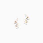 Boucles D'Oreilles Puces Dionysus Or Jaune Oxyde De Zirconium - Puces Femme | Marc Orian