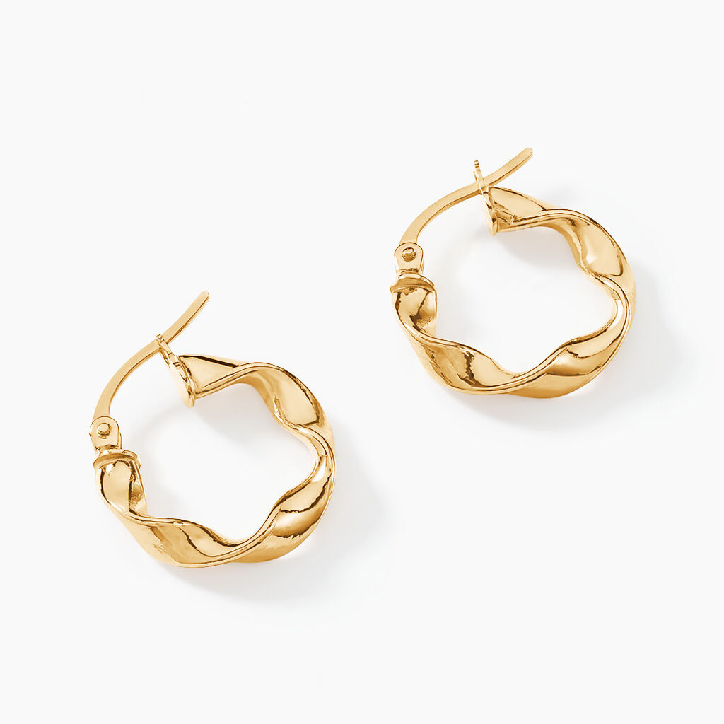 Cr&eacute;oles Lexus Or Jaune - Cr&eacute;oles Femme | Marc Orian