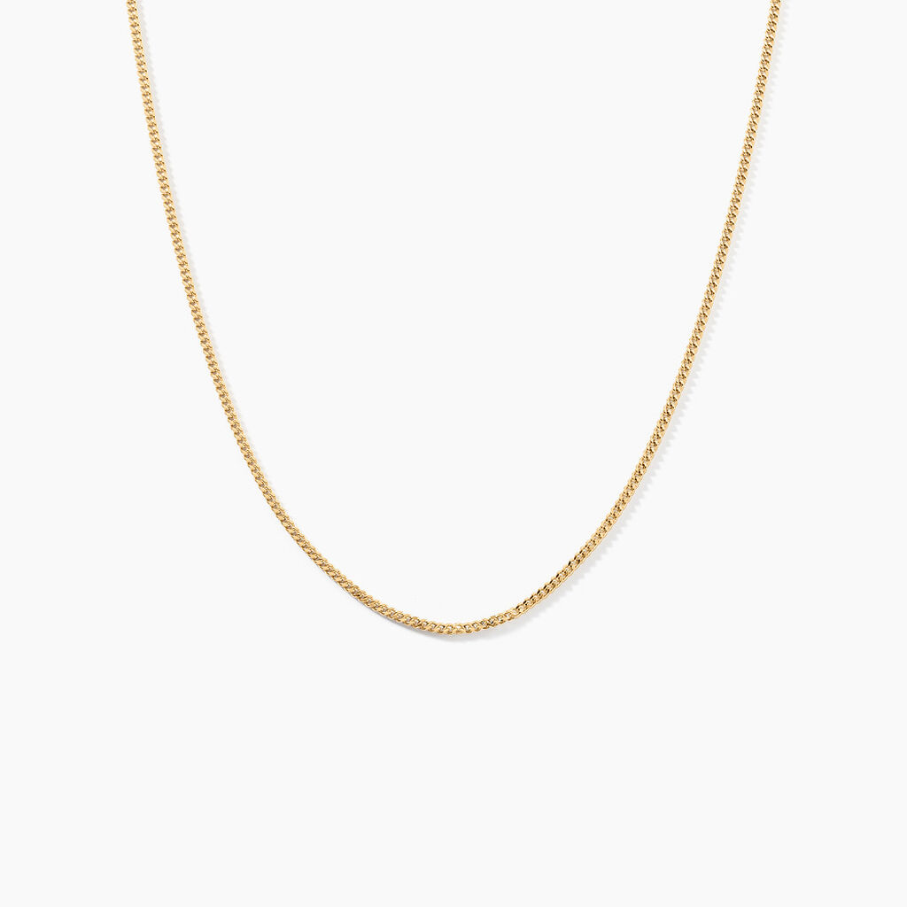 Cha&icirc;ne Kena Maille Gourmette Or Jaune - Chaines Famille | Marc Orian