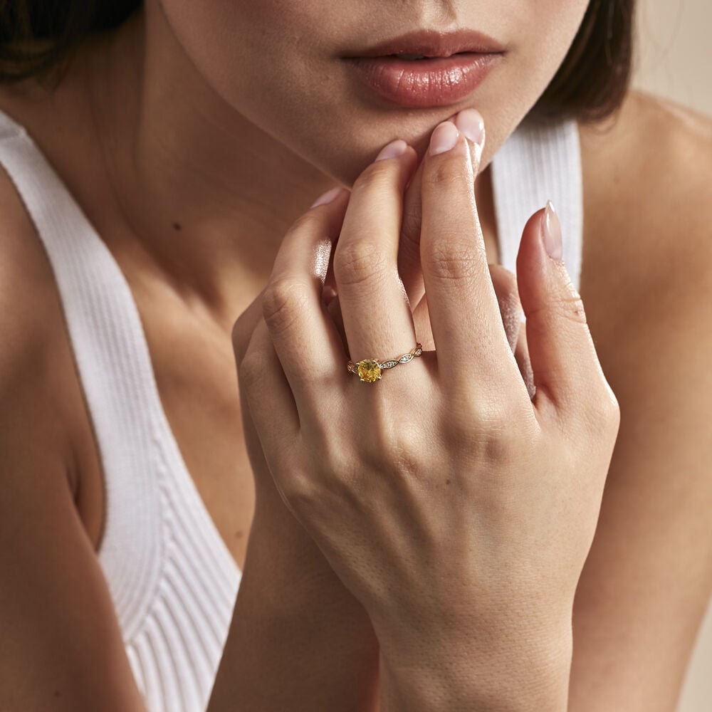 Bague Kurt Plaqué Or Jaune Oxyde De Zirconium - Bijoux fantaisie Femme | Marc Orian