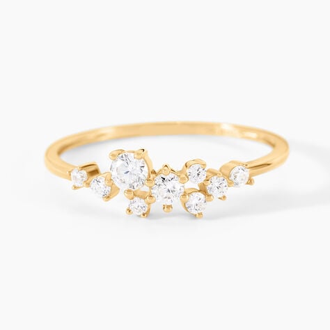 Bague Illumia Or Jaune Oxyde De Zirconium - Solitaires  | Marc Orian