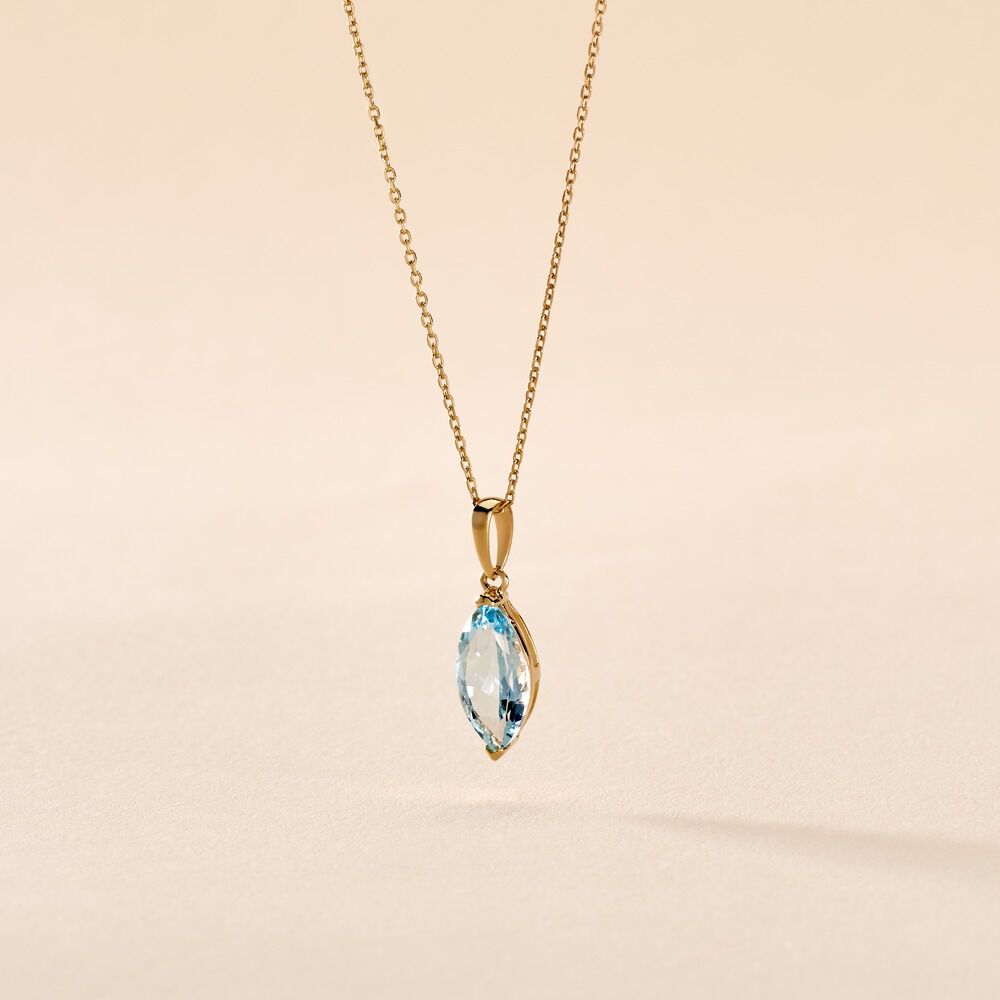 Collier Raquel Or Jaune Topaze - Colliers avec pierres Femme | Marc Orian