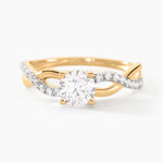 Bague Tilla Or Jaune Oxyde De Zirconium - Solitaires Femme | Marc Orian