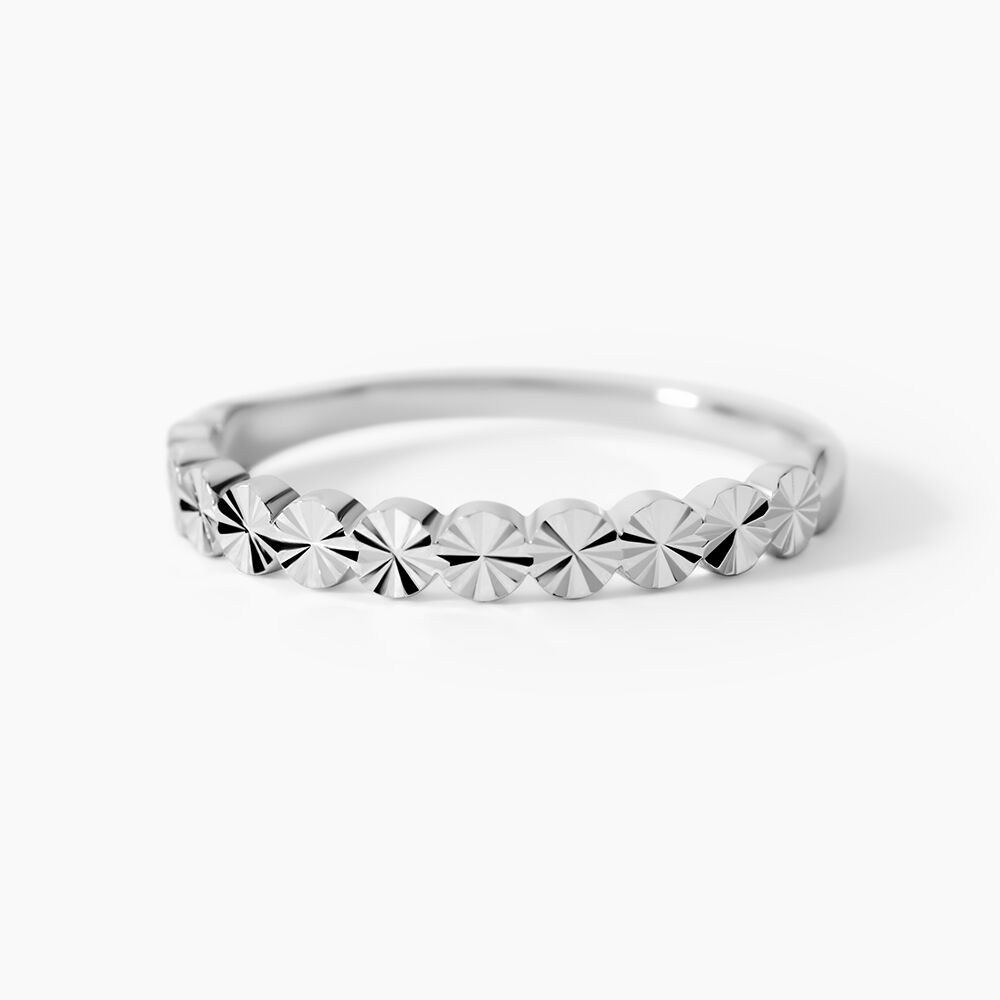 Bague Lilibeth Argent Blanc - Bijoux fantaisie Femme | Marc Orian