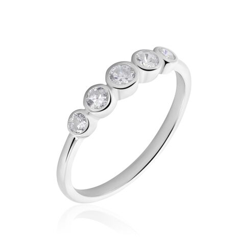 Bague Kumar Argent Oxyde De Zirconium - Bagues avec pierre Femme | Marc Orian
