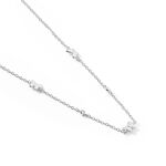 Collier Diep Argent Blanc Oxyde De Zirconium - Colliers avec pierres Femme | Marc Orian
