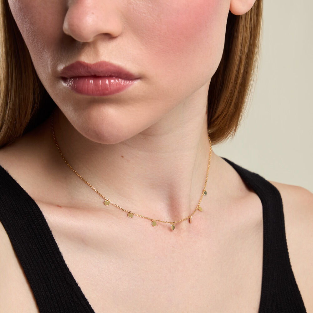 Collier Eleonora Argent Dor&eacute; A L'Or 750/1000 - Colliers ete Femme | Marc Orian