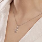 Collier Estina Argent Blanc - Colliers fantaisie Femme | Marc Orian