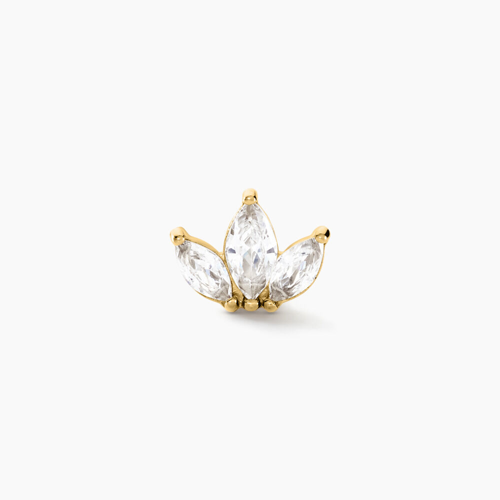 Piercing Gandie Acier Jaune Oxyde De Zirconium - Piercings Femme | Marc Orian