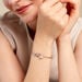 Bracelet Allyce Argent Blanc - Bracelets chaînes Femme | Marc Orian