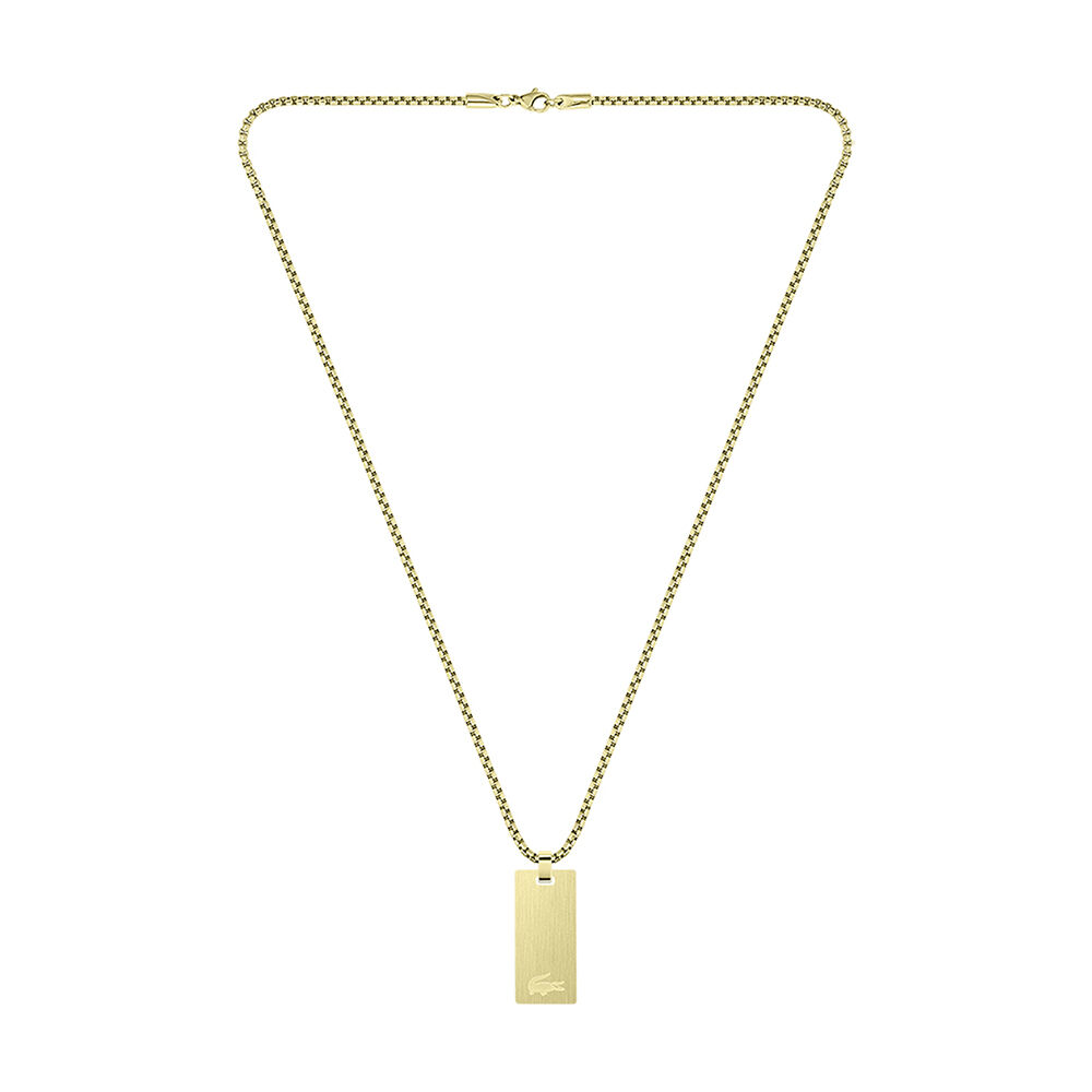 Collier Lacoste Adventurer Acier Jaune - Colliers ete Homme | Marc Orian