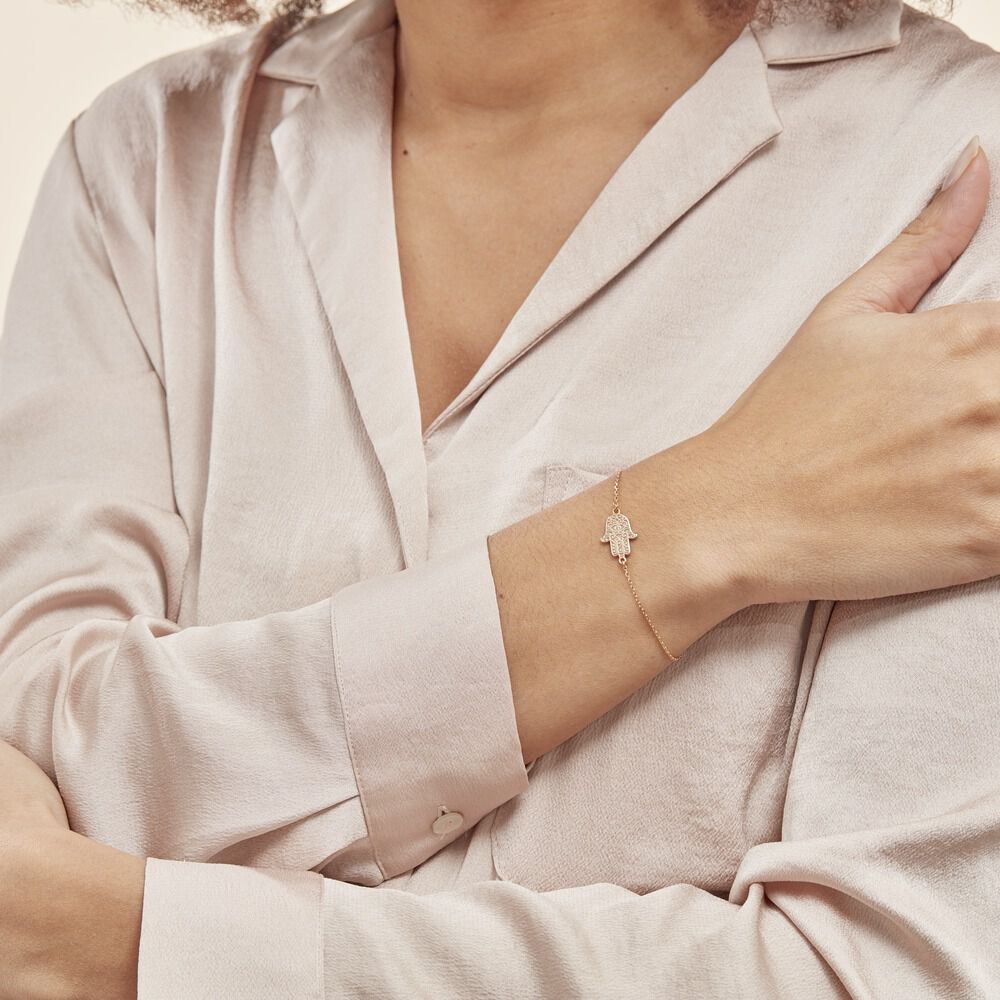 Bracelet Lucian Plaqué Or Oxyde De Zirconium - Bracelets chaînes Femme | Marc Orian