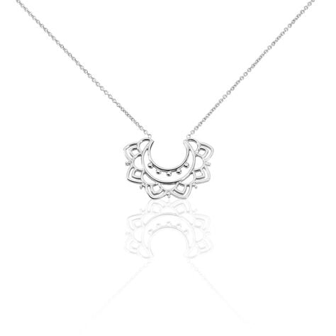 Collier Bali Argent Blanc - Colliers fantaisie Femme | Marc Orian