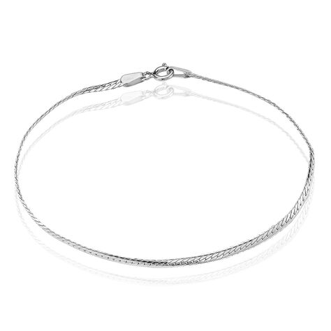 Bracelet Izel Maille Anglaise Or Blanc - Bracelets mailles Femme | Marc Orian