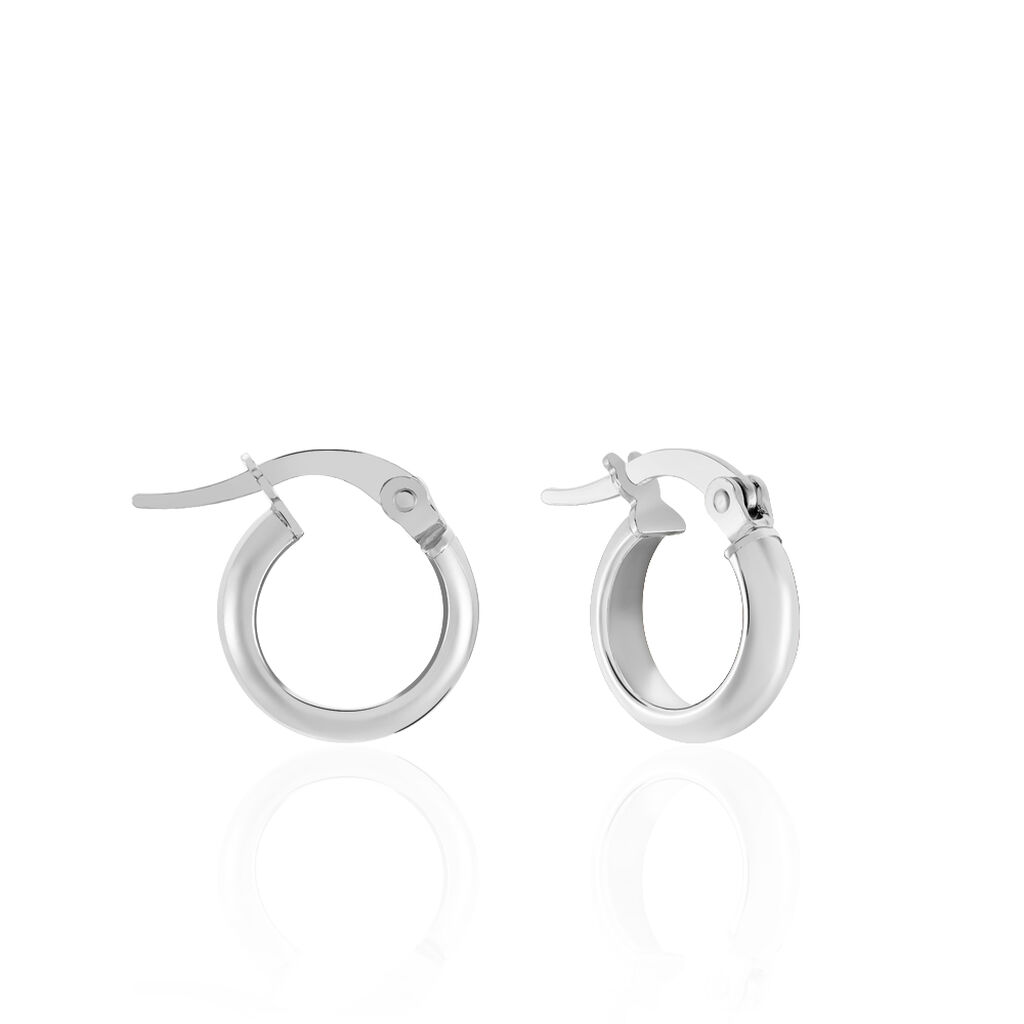 Créoles Shalana Or Blanc - Créoles Femme | Marc Orian