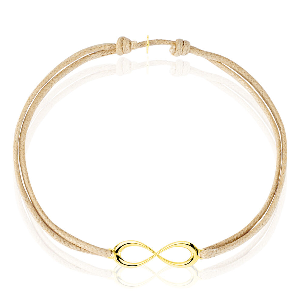 Bracelet Infini Or Jaune - Bracelets cordons Femme | Marc Orian