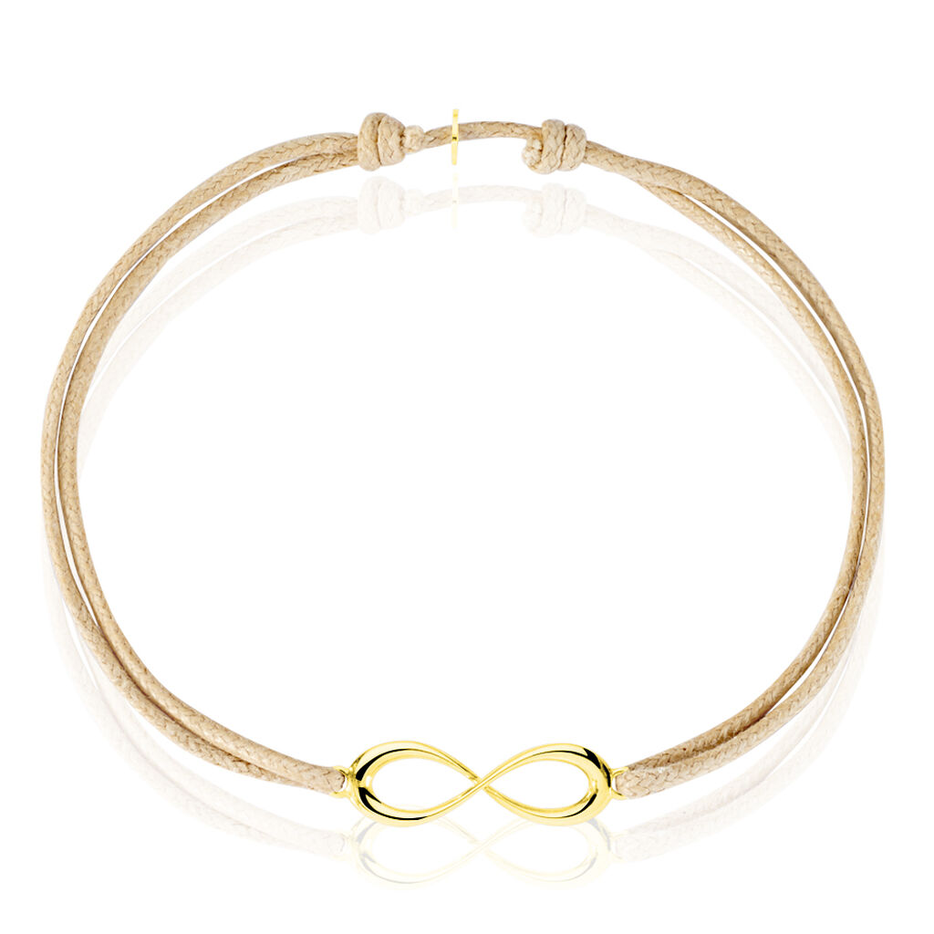 Bracelet Infini Or Jaune - Bracelets cordons Femme | Marc Orian